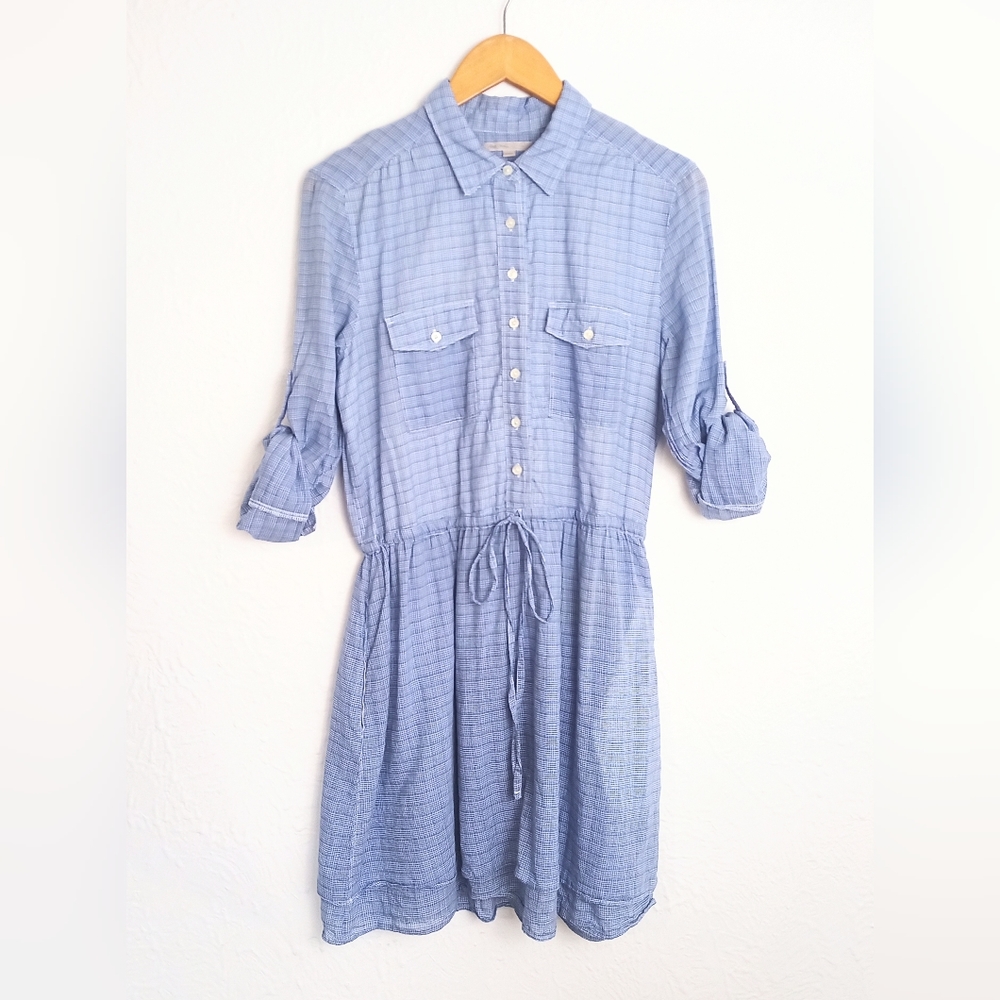 Gap Shirtdress Rolled-Up Sleeves Size S